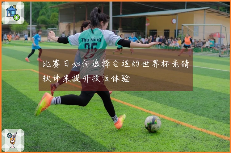 比赛日如何选择合适的世界杯竞猜软件来提升投注体验